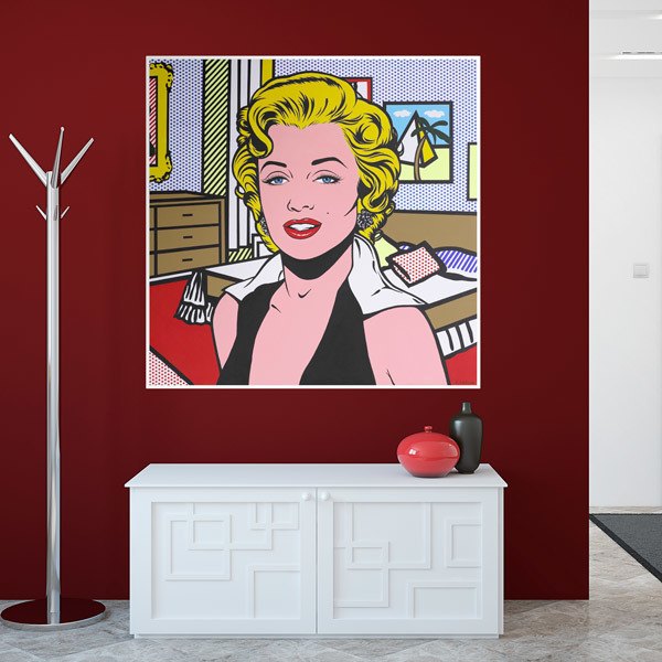 Wall Stickers: Marilyn Lichtenstein effect