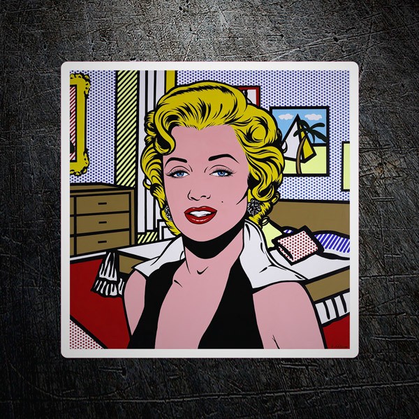 Car & Motorbike Stickers: Marilyn Pop Art