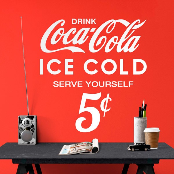 Wall Stickers: Coca Cola Ice Cold