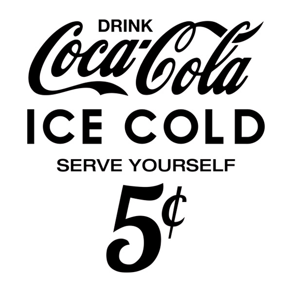 Wall Stickers: Coca Cola Ice Cold