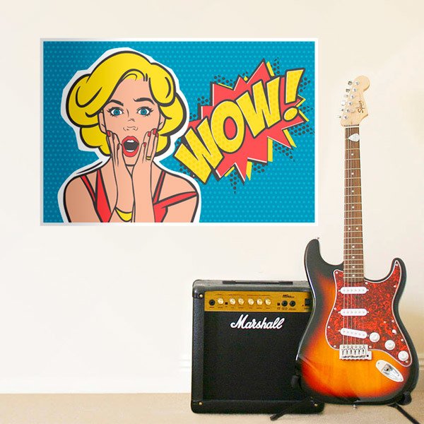 Wall Stickers: Girl Wow