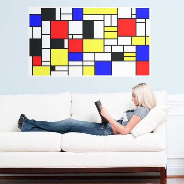 Wall Stickers: Mondrian