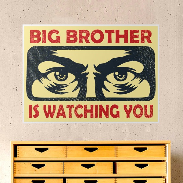 Wall Stickers: Big brother is watching you