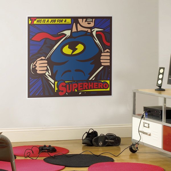 Wall Stickers: This Is a Job for a Superhero