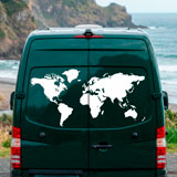 Camper van decals: Silhouette Map Mundi Low 19