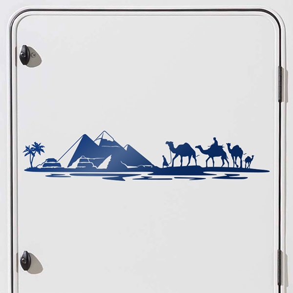 Car & Motorbike Stickers: Egyptian Skyline