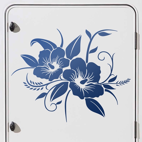 Camper van decals: Orchids