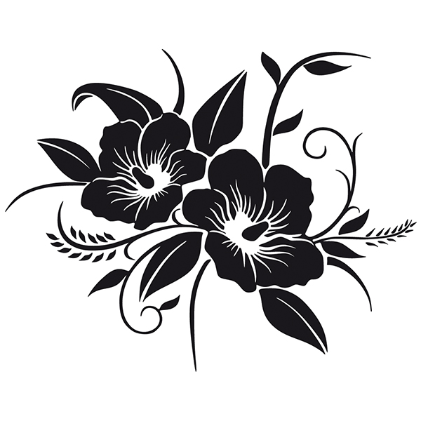 Car & Motorbike Stickers: Orchids