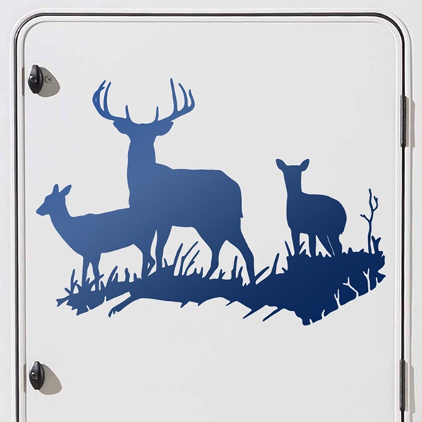 Camper van decals: Herd of Deer