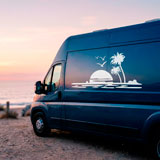 Camper van decals: Paradise Beach 15