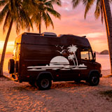Camper van decals: Paradise Beach 5
