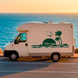 Camper van decals: Paradise Beach 6