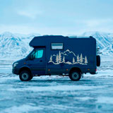 Camper van decals: Mountain forest 11