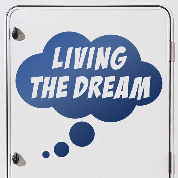 Car & Motorbike Stickers: Living the Dream 0