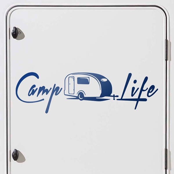 Car & Motorbike Stickers: Camp Life