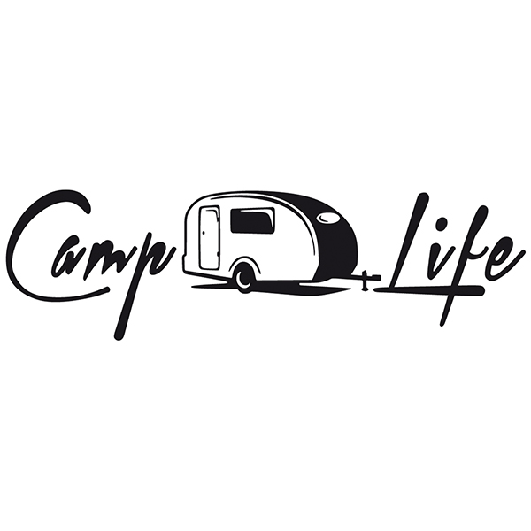 Camper van decals: Camp Life