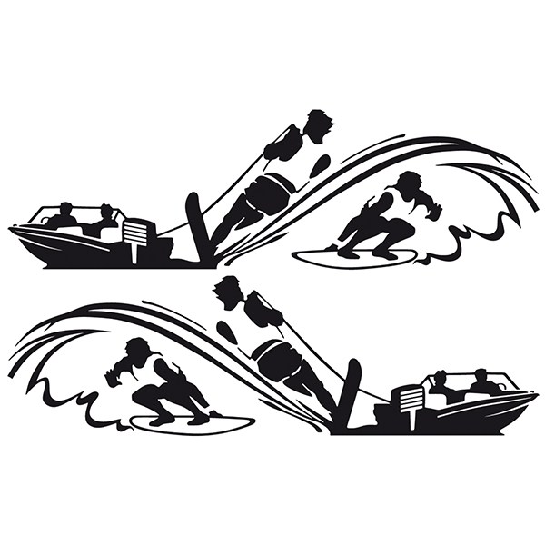 Camper van decals: Watersports