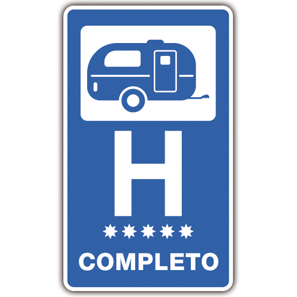 Camper van decals: Full hotel