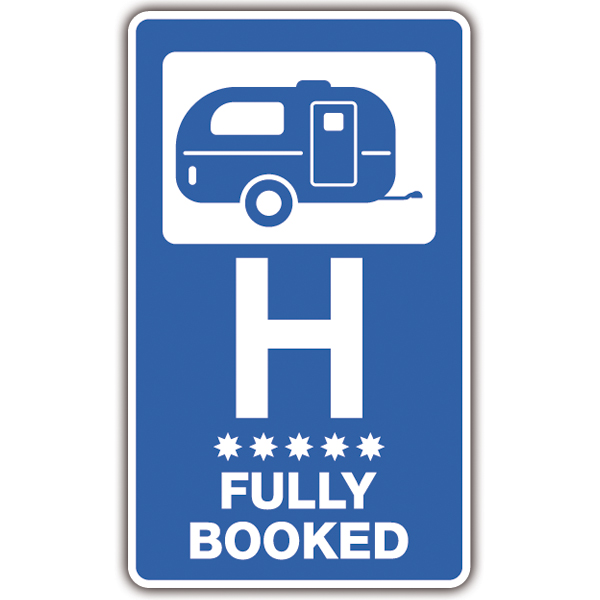 Car & Motorbike Stickers: Hotel Fully Booked
