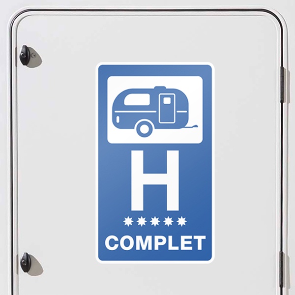 Car & Motorbike Stickers: Hotel Complet