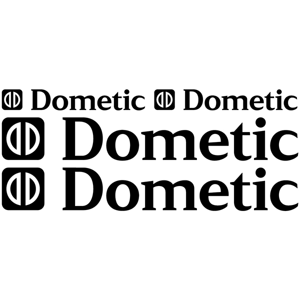 Camper van decals: Kit Dometic