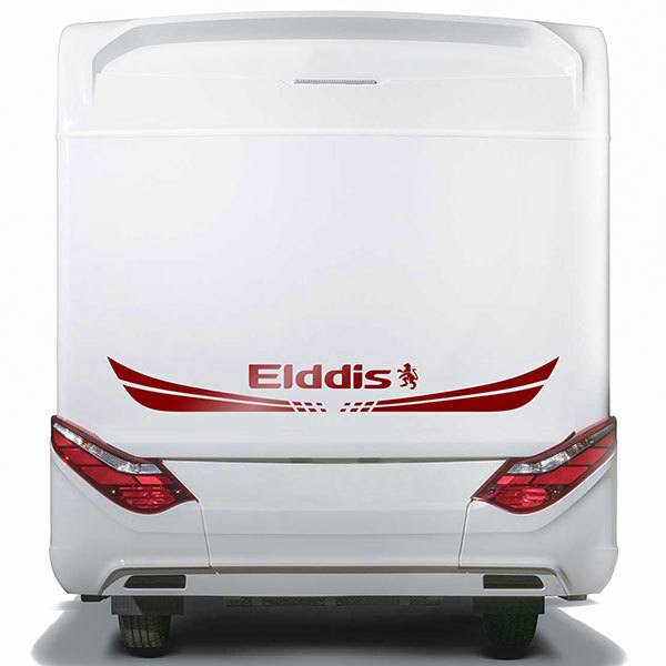 Camper van decals: Elddis Winged logo