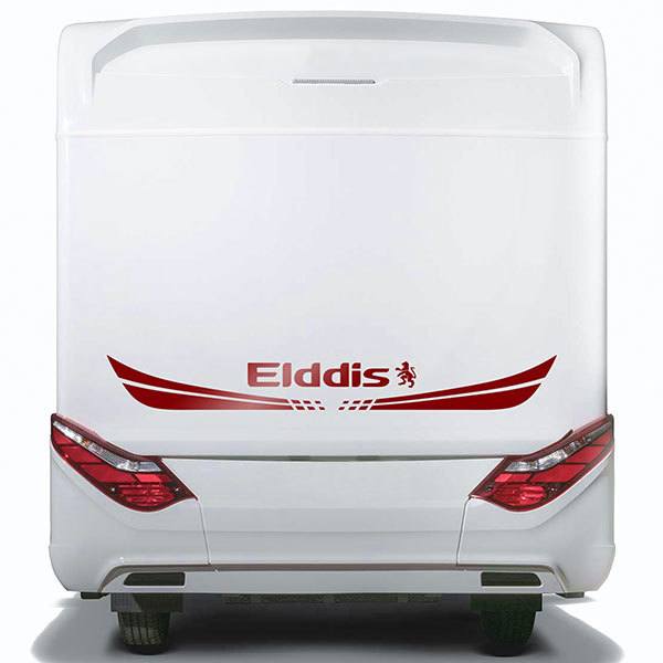 Car & Motorbike Stickers: Elddis Winged logo