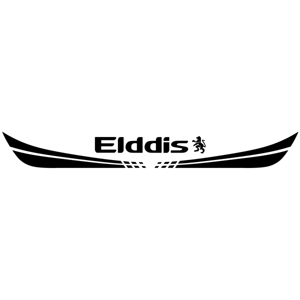 Camper van decals: Elddis Winged logo