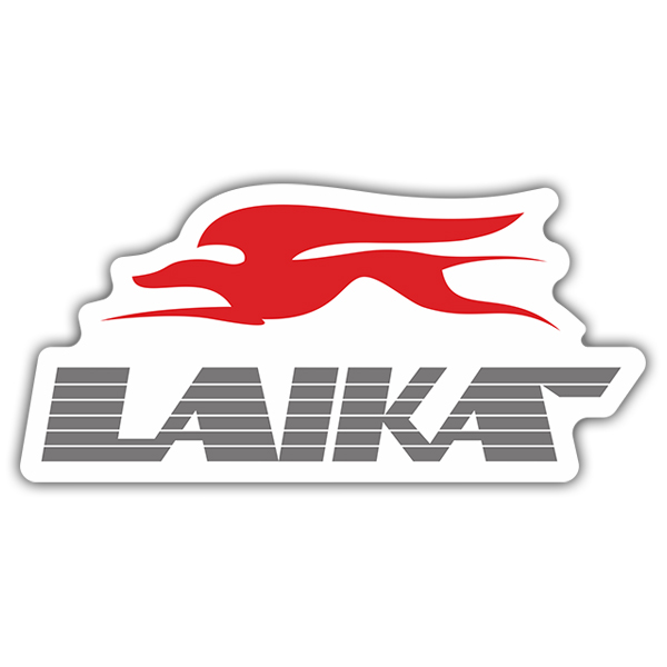 Car & Motorbike Stickers: Laika Logo