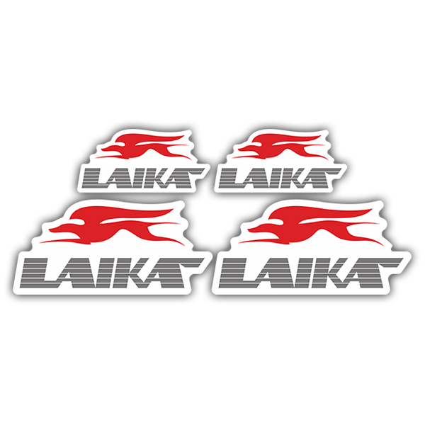 Camper van decals: Kit Laika Logo