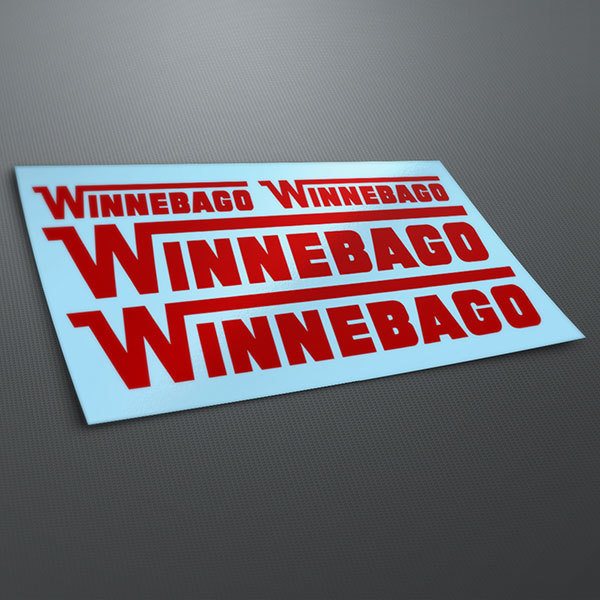 Camper van decals: Kit Winnebago