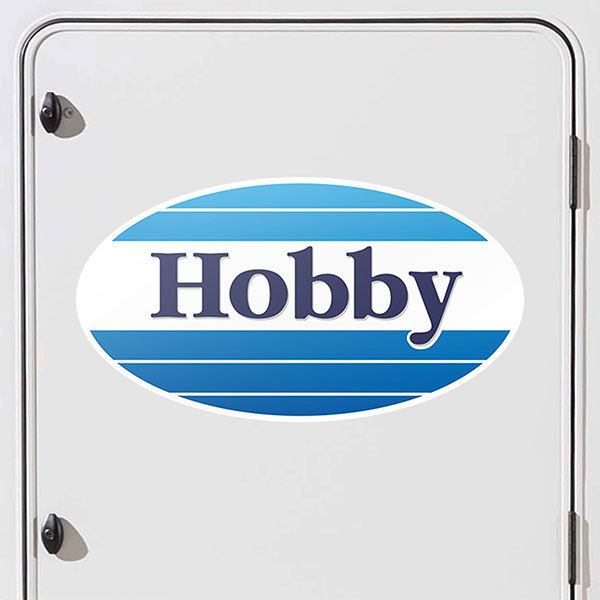 Camper van decals: Hobby Logo