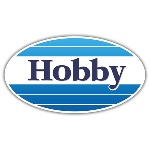 Camper van decals: Hobby Logo