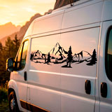 Camper van decals: Mountain landscape 12