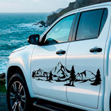 Camper van decals: Mountain landscape 13