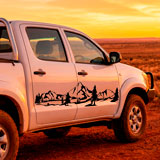 Camper van decals: Mountain landscape 15