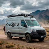 Camper van decals: Mountain landscape 17