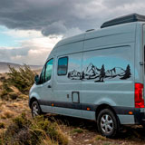 Camper van decals: Mountain landscape 18