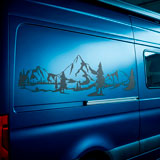 Camper van decals: Mountain landscape 22