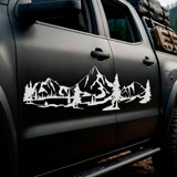 Camper van decals: Mountain landscape 28