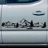 Camper van decals: Mountain landscape 4