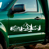 Camper van decals: Mountain landscape 9