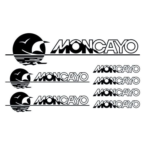 Camper van decals: Set 7X Moncayo