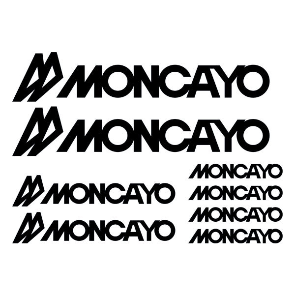 Camper van decals: Set 8X Moncayo