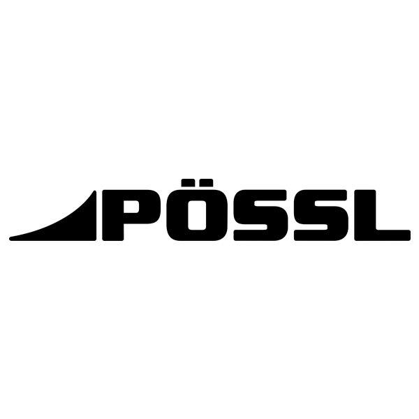 Camper van decals: Pössl