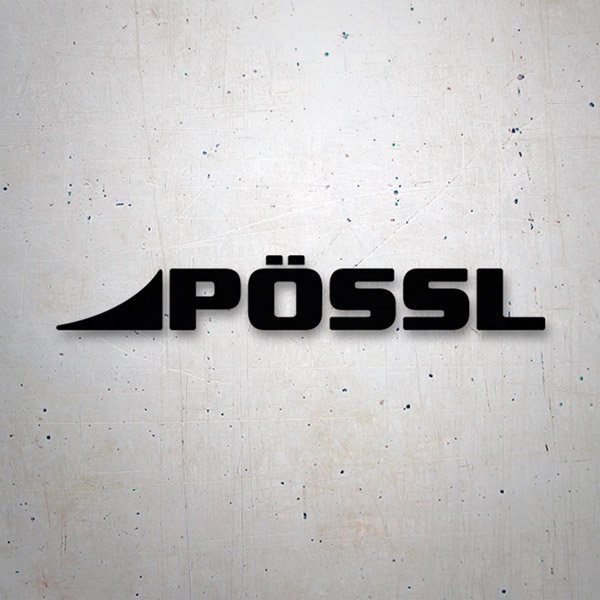 Camper van decals: Pössl