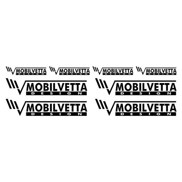 Camper van decals: Set 8X Mobilvetta Design