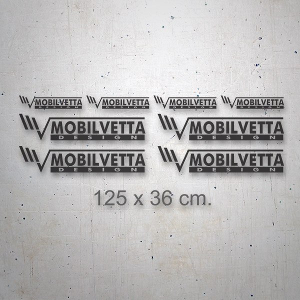 Camper van decals: Set 8X Mobilvetta Design