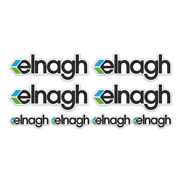 Camper van decals: Set 8X Elnagh Colour