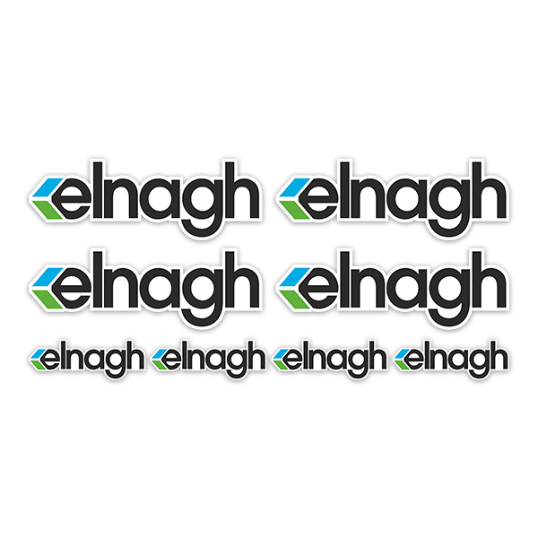 Camper van decals: Set 8X Elnagh Colour
